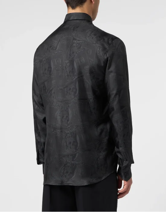 Silk Shirt All-Over Plein Dollar