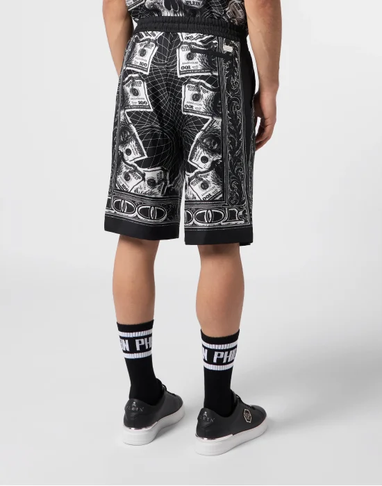 Bowling Shorts Skull Dollar