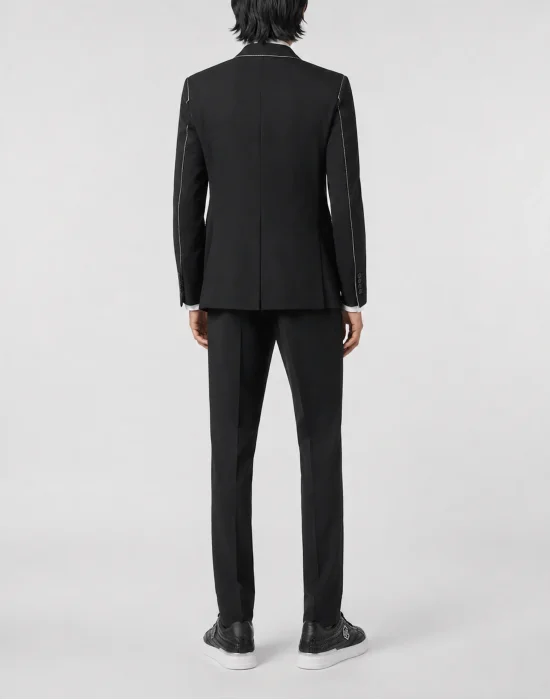Chinos Trousers Contrast Stitching