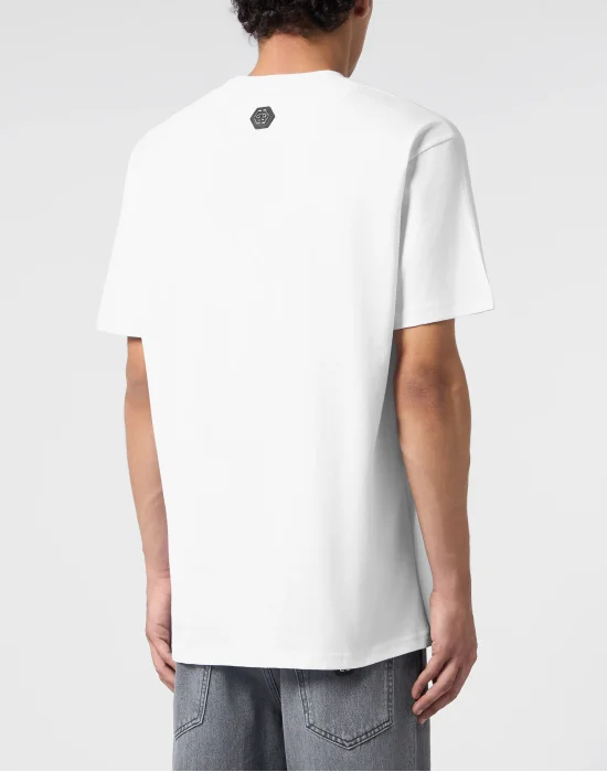 Round Neck T-Shirt Dragon Hexagon