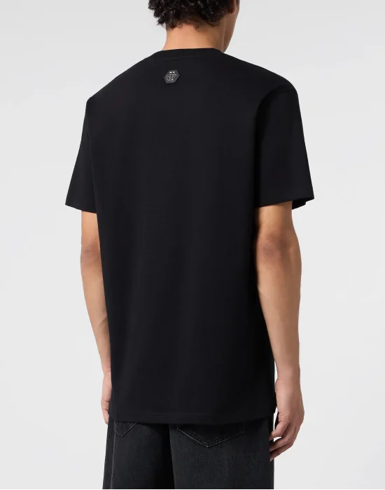 Round Neck T-Shirt Dragon Hexagon