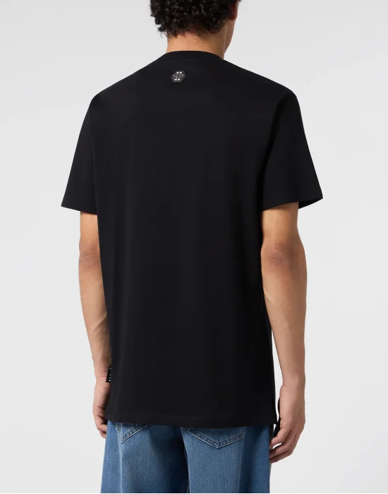 Round Neck T-Shirt Multicolor Dollar Skull