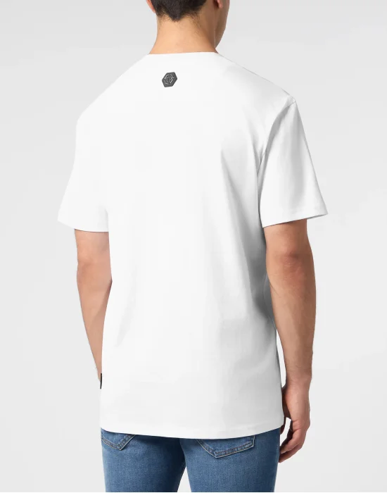 Round Neck T-Shirt Teddy Plane Stones