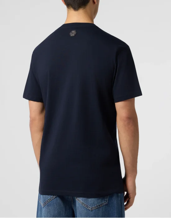 Round Neck T-Shirt Teddy Plane Stones