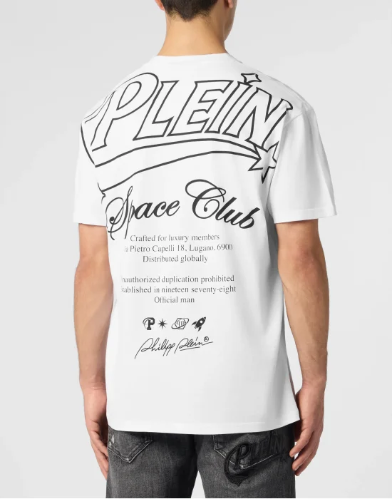 Round Neck T-Shirt Space Club Logo