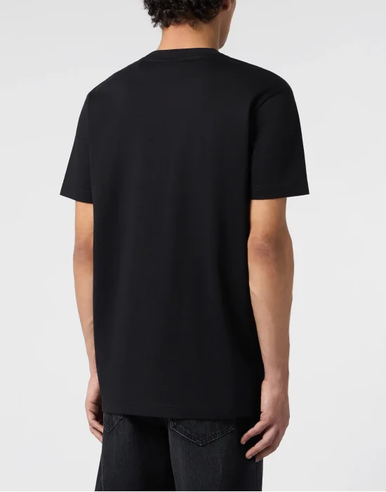 Round Neck T-Shirt Space Rocket Patch
