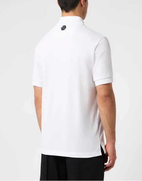 Polo T-Shirt Embroidery Hexagon