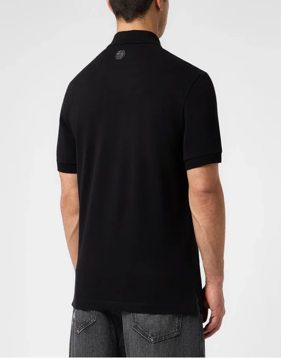 Polo T-Shirt Embroidery Hexagon