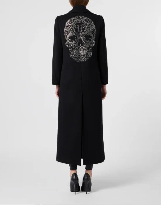 Duke Long Coat Baroque Skull