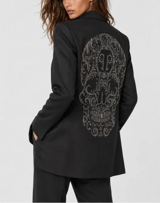 Boyfriend's Fit Blazer Baroque Skull