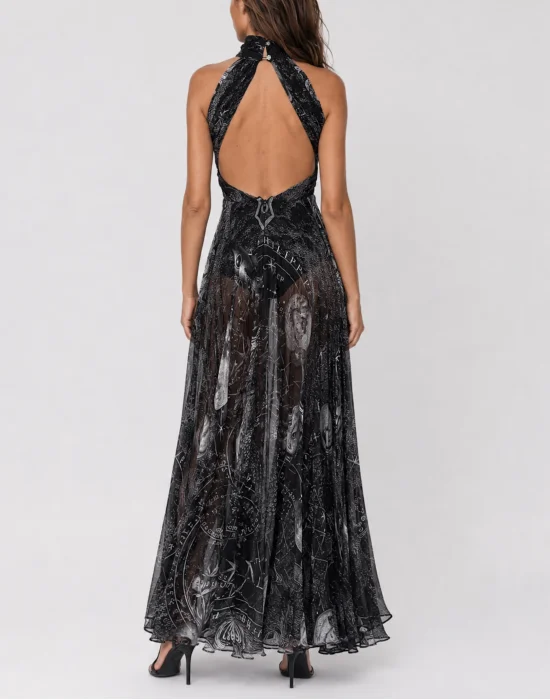 Chiffon Long Dress Zodiac