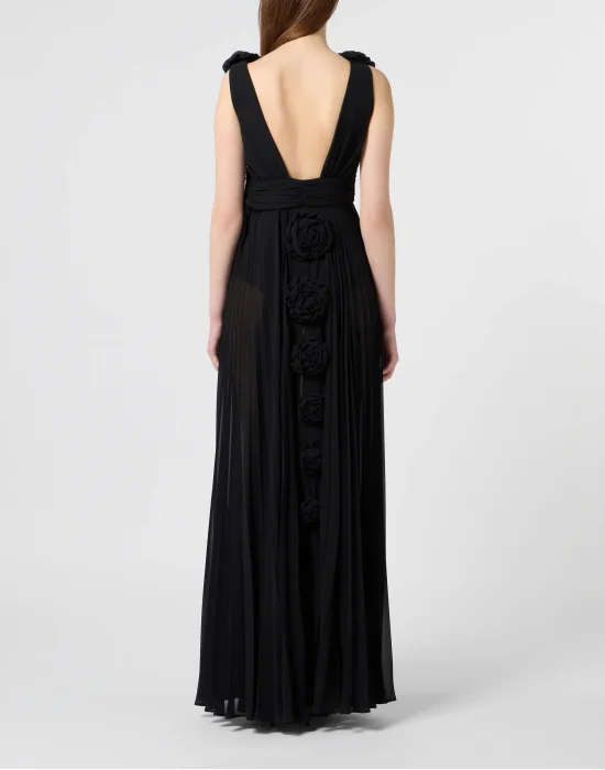 Long Evening Dress Flowers