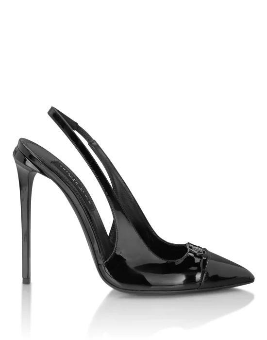Patent Leather Slingback Hi-Heels 12