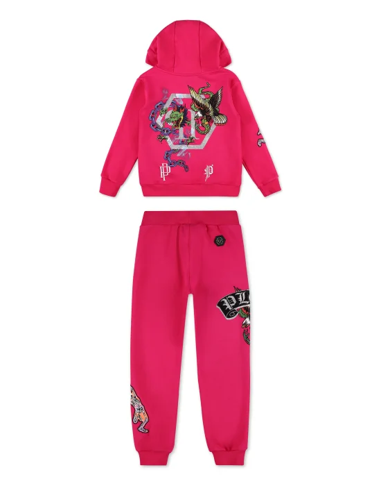 ZIPPED SWEATS.+TROUS