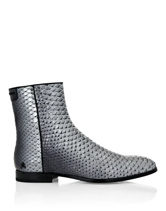 Python Print Boots Lo-Heels Mid