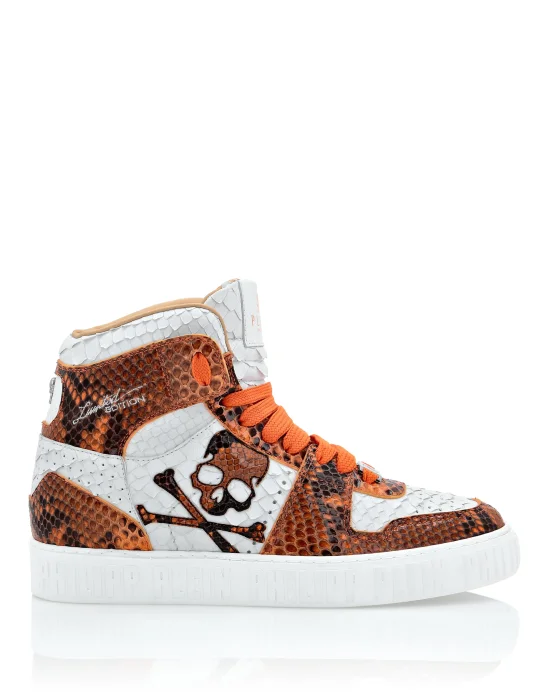 HI-TOP SNEAKERS NOTORIOUS PYTHON SKULL