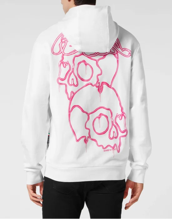Hoodie sweatshirt Dripping Skull