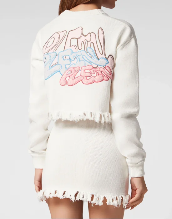 Cropped Top Cardigna Monogram