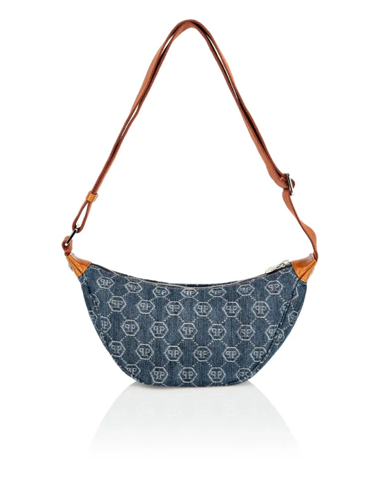 Denim Small Soft Bag Monogram