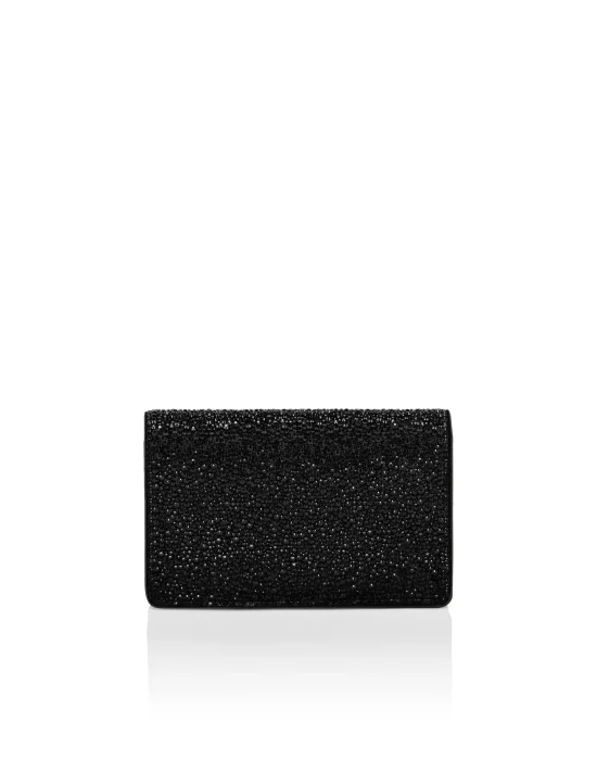 Suede Mini Shoulder Strass Hexagon