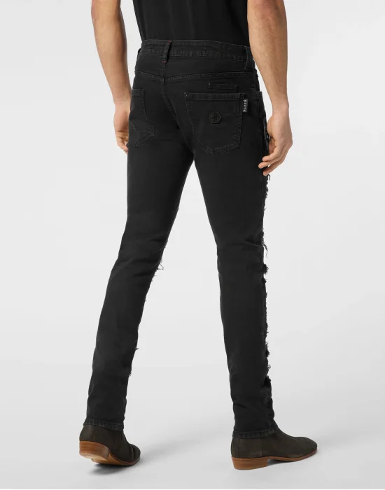Denim Trousers Rock Star Strass