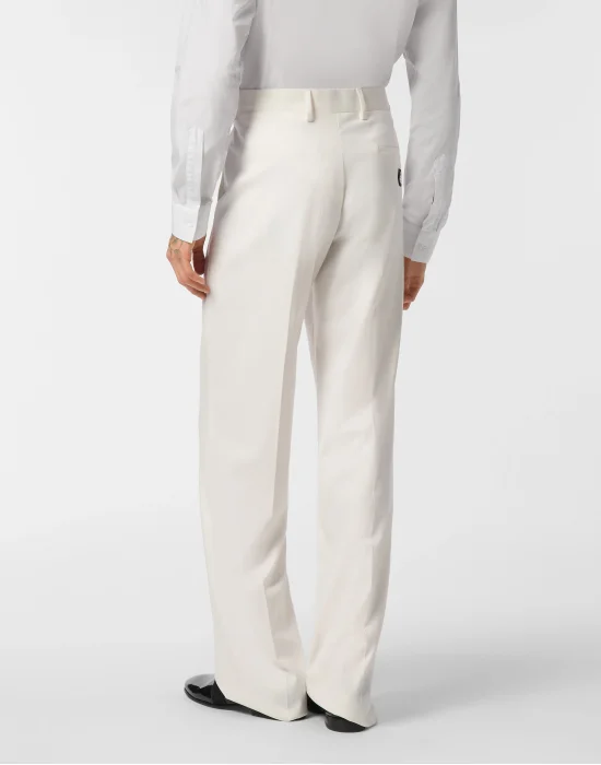 Wool Wide Leg Trousers