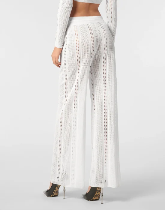 Knit Flare Trousers