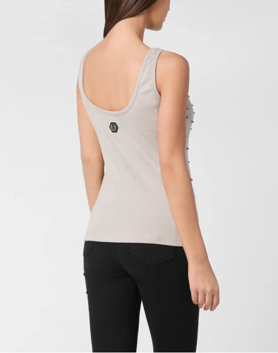 Jersey Rib Tank top Stones