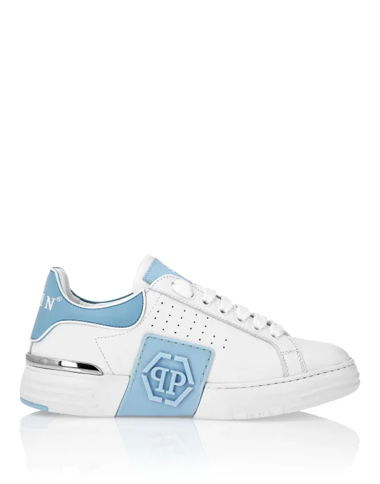 Nappa Leather Sneakers Low Top Hexagon