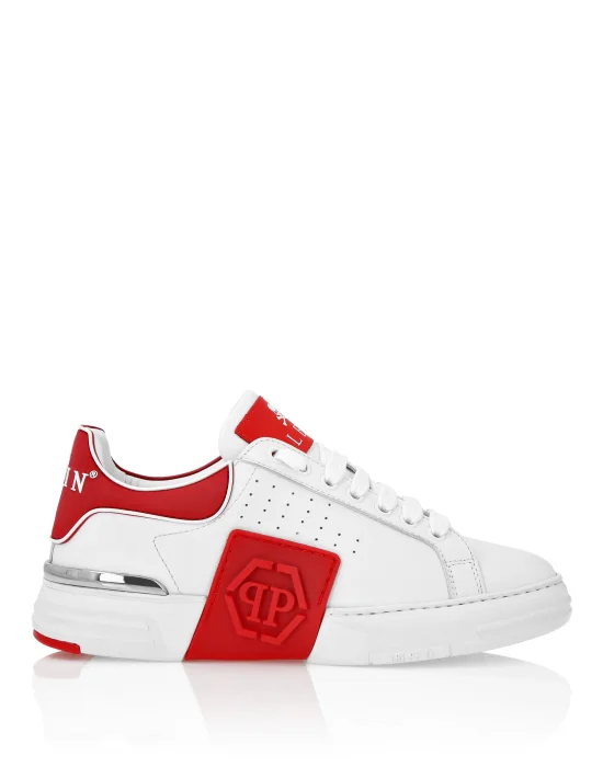 Nappa Leather Sneakers Low Top Hexagon