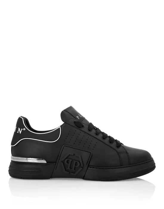 Nappa Leather Sneakers Low Top Hexagon