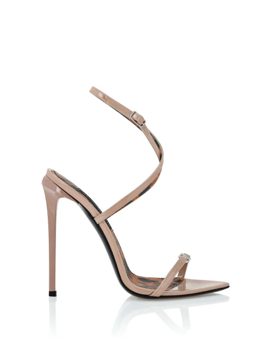 Leather Sandals High Heels