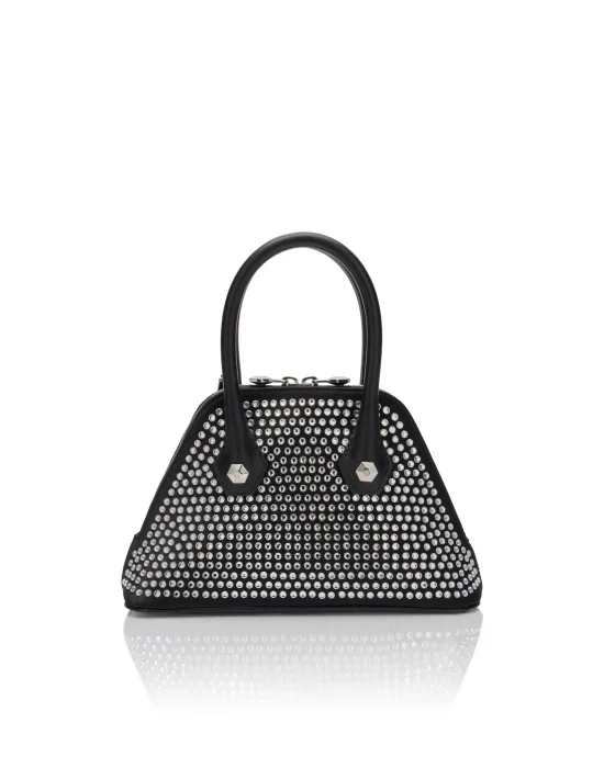 Triangle Top Handle Bag Strass