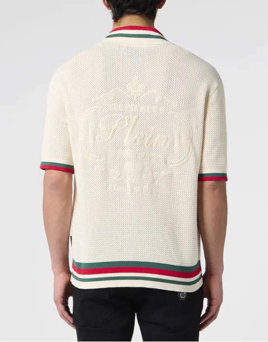 Buttoned-Up Polo Shirt Plein Tennis