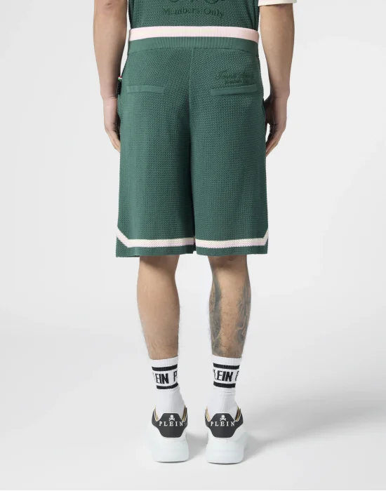 Knitted Shorts Plein Tennis