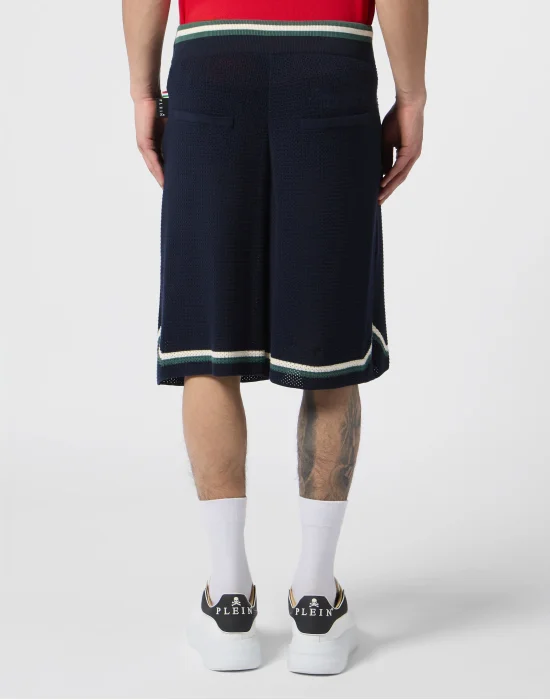 Knitted Shorts Plein Tennis