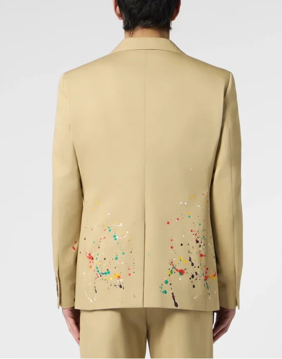 Blazer Gigolo Fit Paint Splash Painted
