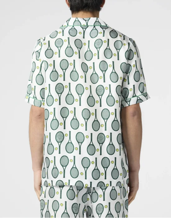 Silk Bowling Shirt Tennis