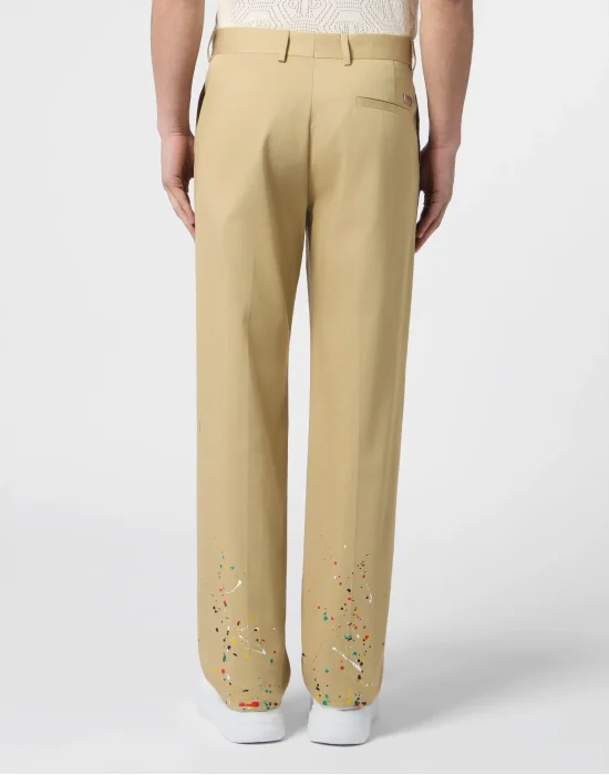 Loose Fit Trousers Painted Painted