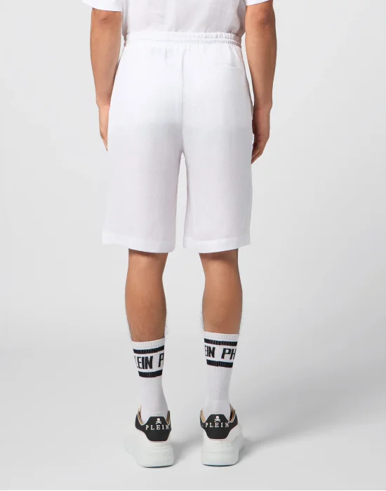 Linen Drawstring Shorts Tennis Club