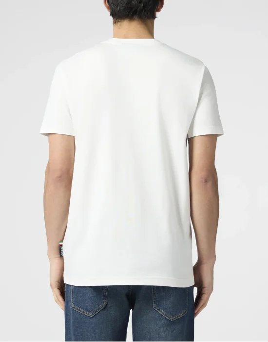 Round Neck T-Shirt Tennis Pet Patch