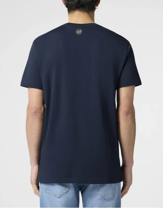 Round Neck T-Shirt Ice Cream Dollar Patch