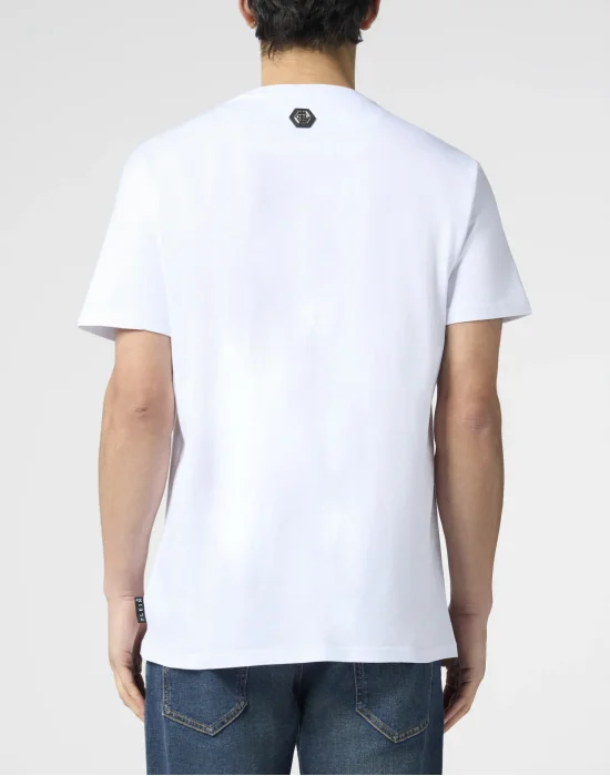 Round Neck T-Shirt Little Ice Cream Skull