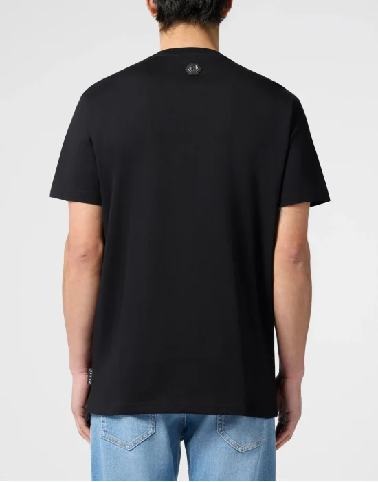 Round Neck T-Shirt Little Ice Cream Skull