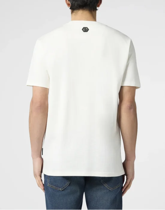 Round Neck T-Shirt Gummy Plein Stones