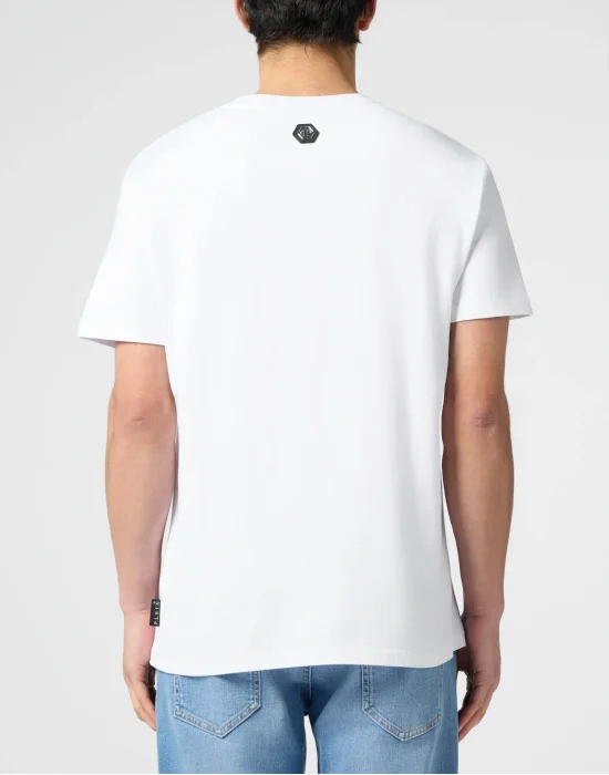 Round Neck T-Shirt Skull Stones