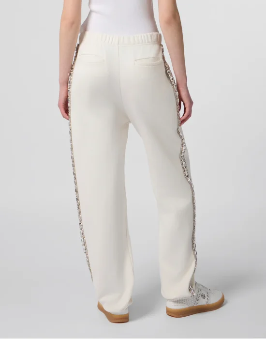 Washed Joggers Tennis Club Crystals