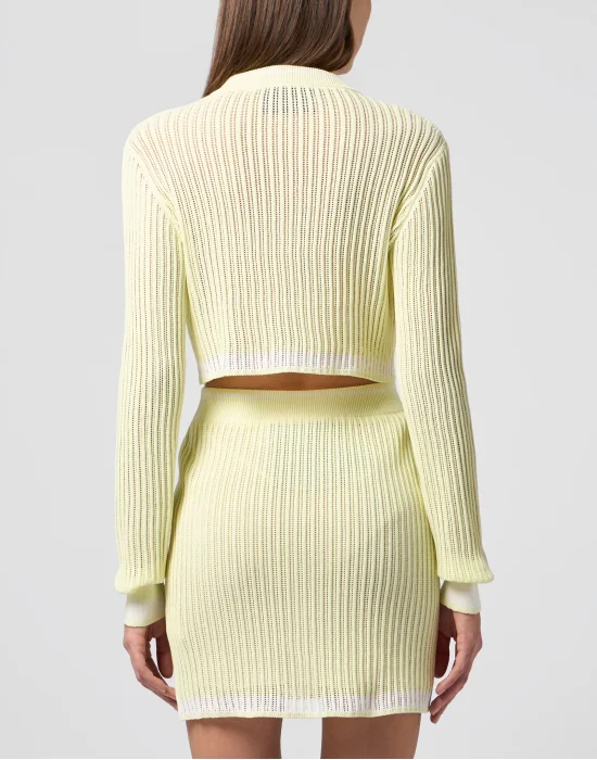 Knitted Cardigan Hexagon