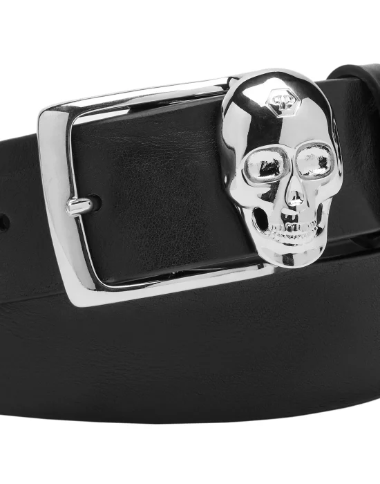 Leather Belt Skull