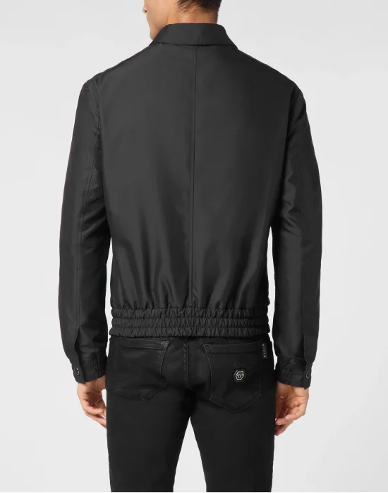 Nylon Jacket With Python Details